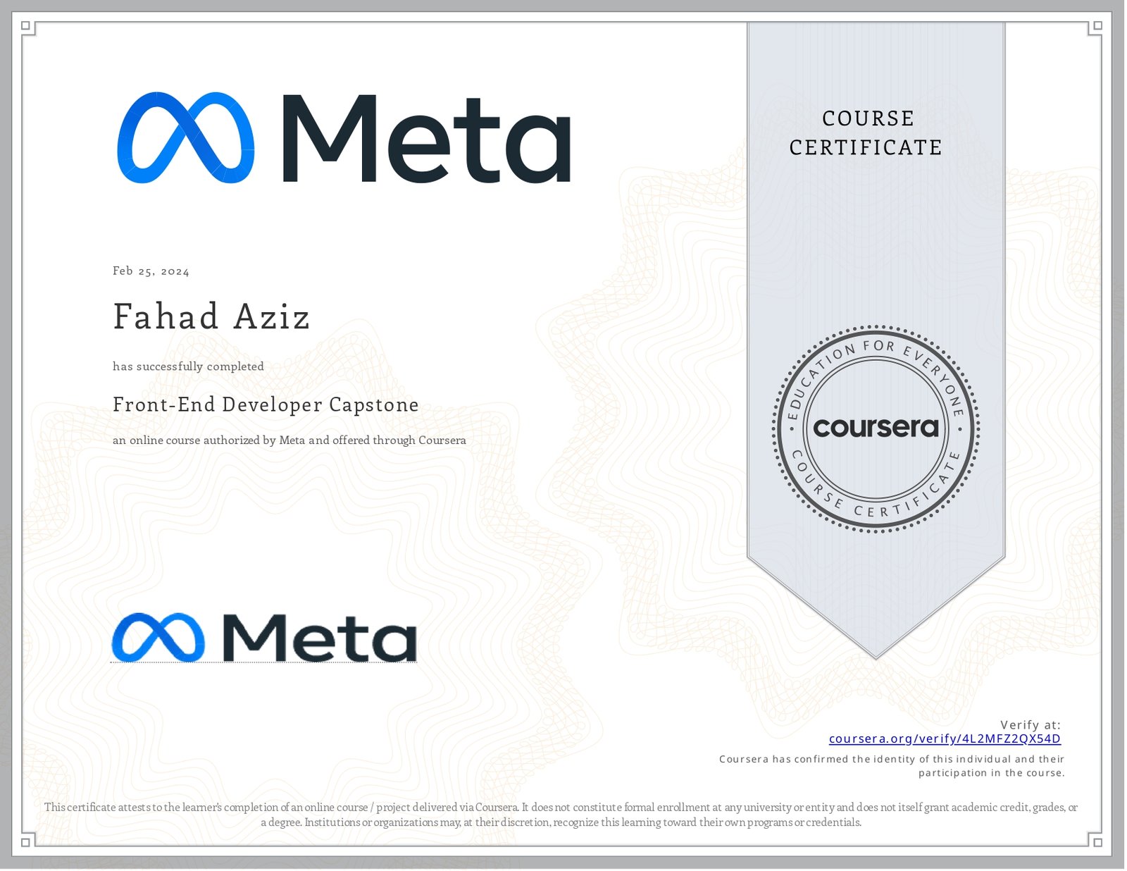 Front-End Developer Capstone